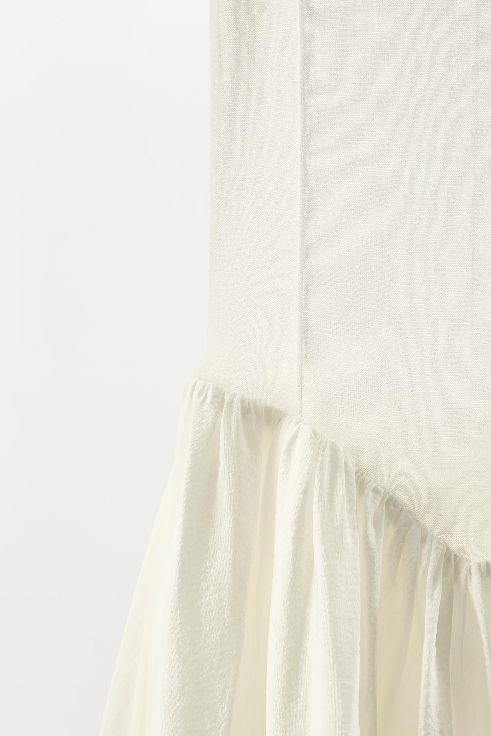 ASYMMETRIC COMBINED KNIT DRESS